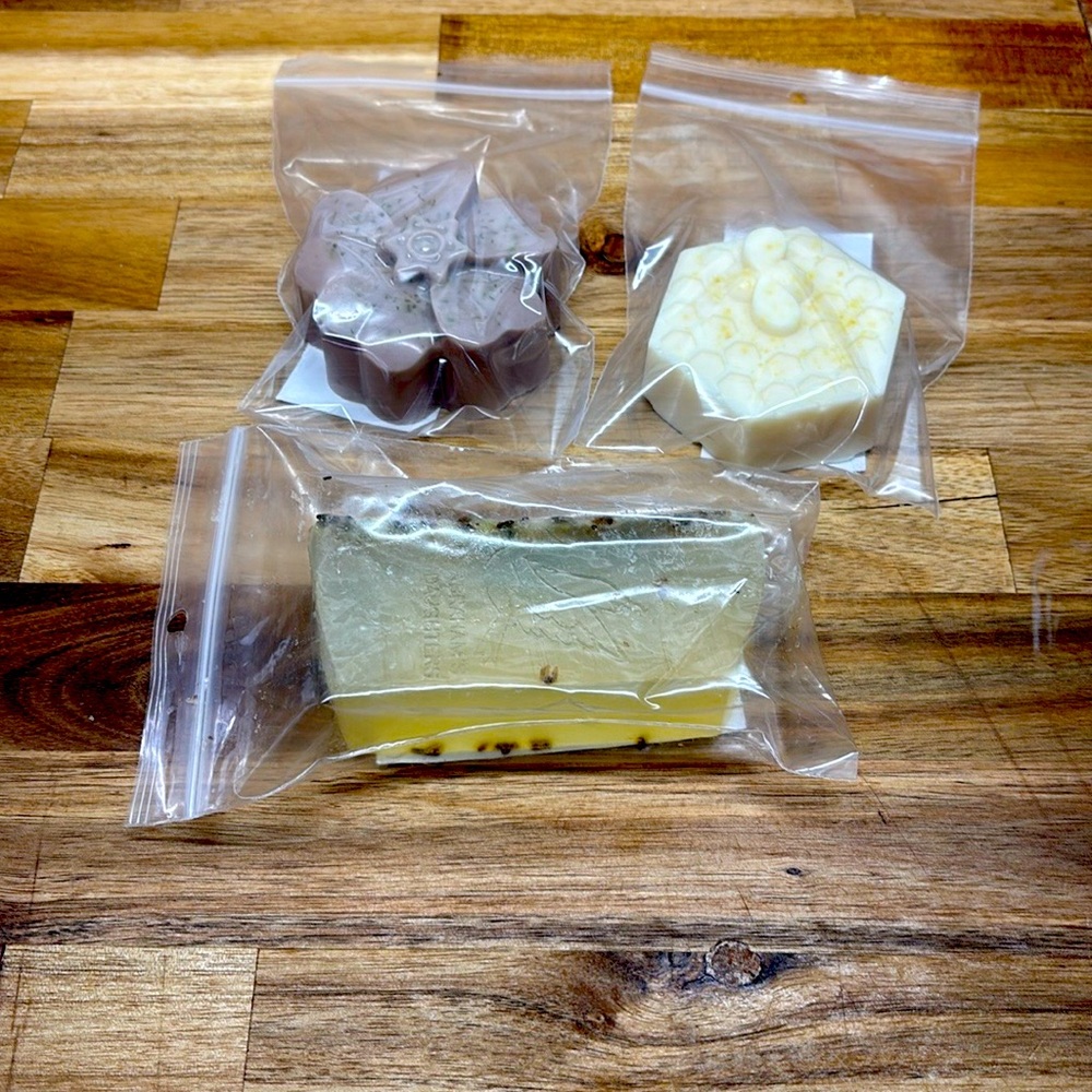 Soap Set Of 3 For $20